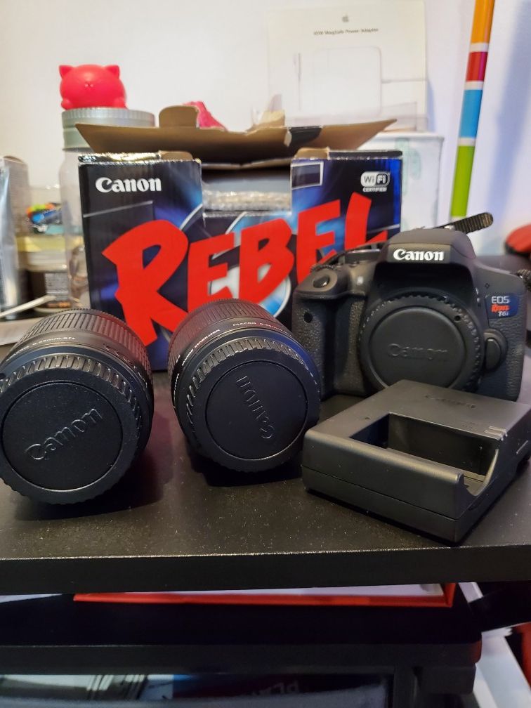 Canon Rebel EOS T6i camera kit