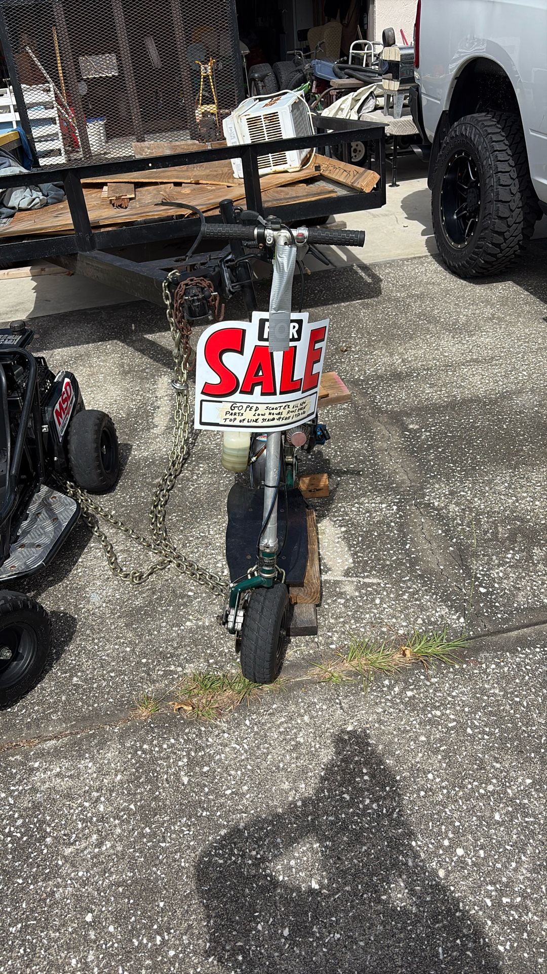 GO PED GAS POWER SCOOTER