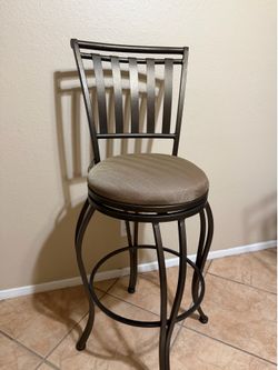Four Beautiful Swivel Bar Stools for Sale