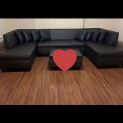 U Sectional Furniture Pillows Included. Brand New