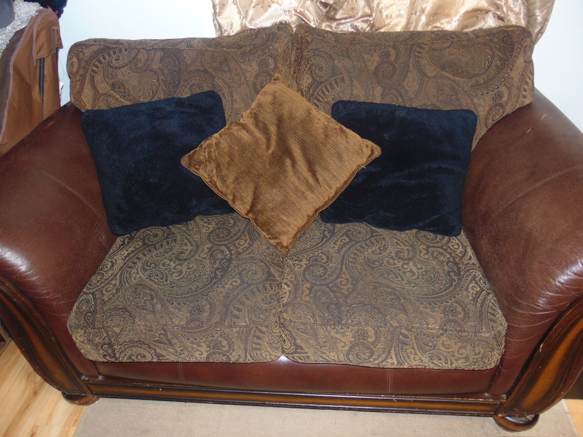 Couch, Recliner, Ottoman Set