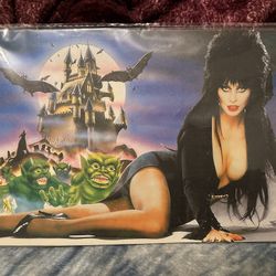 Elvira Metal Sign 