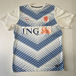 NETHERLANDS HOLLAND 2014/2015 PRE-MATCH FOOTBALL SHIRT JERSEY NIKE size xl . 