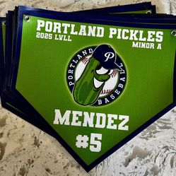 Custom Little League Baseball Banners