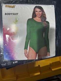 Halloween Green Long Sleeve Bodysuit