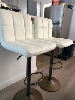 White Bar Stools