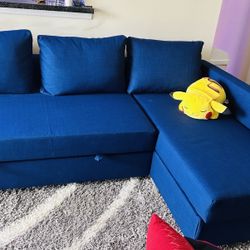 FRIHETEN Sleeper sectional,3 seat w/storage