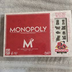 BRAND NEW Monopoly 80th Anniversary Edition Board Game