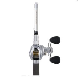 PROFISHIENCY Pocket Combo Baitcasting Silver/Gold