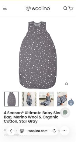 2 Woolino All Season Toddler Sleep Sacks