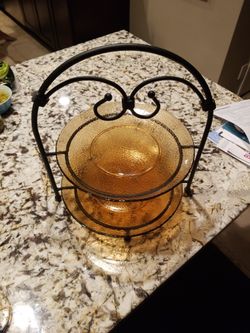 2 Plate Serving Tower