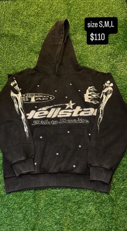 Hellstar Hoodie Black and BLACK/GRAY