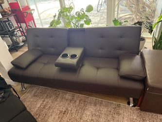 Mid century style foldable couch!