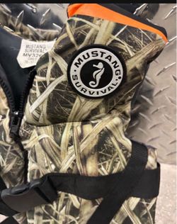 Mustang survival jacket;  child size 30 to 50 lbs … $20