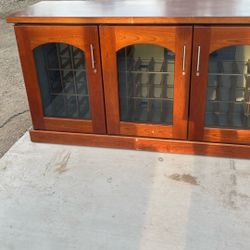 Le Cache Contemporary Credenza Provincial Cherry wine cabinet