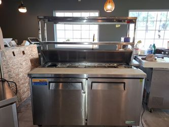 Commercial Stainless Steel Sandwich Prep Table