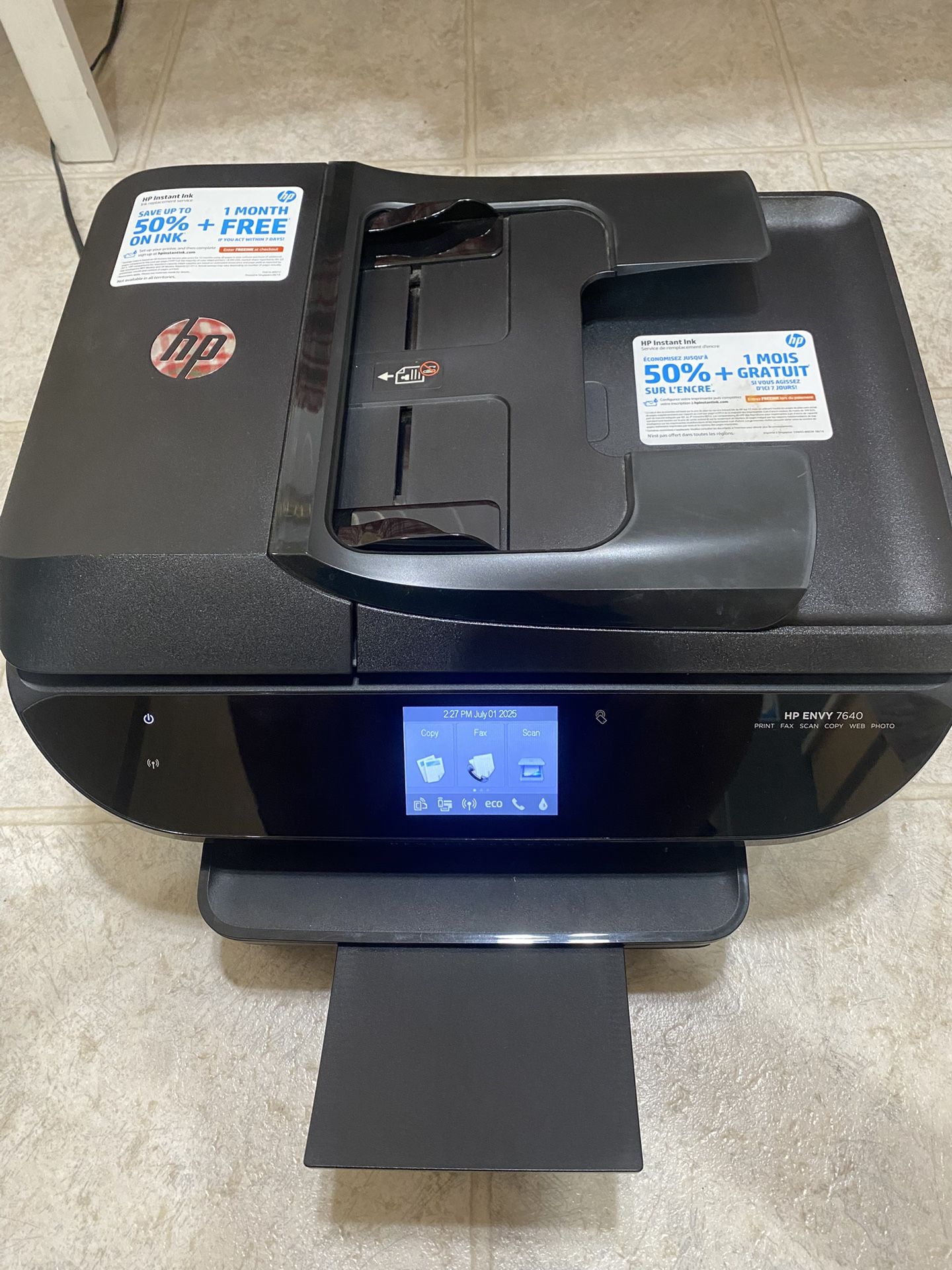 HP ENVY 7640 Wireless Printer