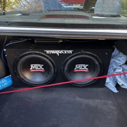 MTX Terminator 2 12s With KKicker Amp 