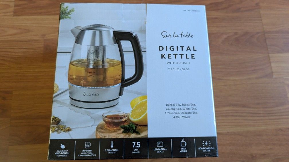 Digital Kettle With infuser