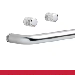 Delta Simplicity 20 in. Sliding Shower and Bathtub Door Handles in Chrome