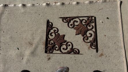 Wrought Iron Corner Inserts