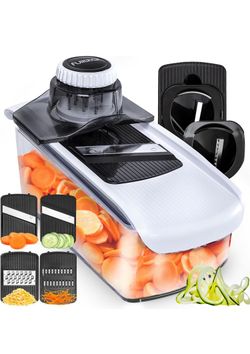 Mandoline Slicer , Fruit Cutter, Cheese Grater, Cucumber Slicer, Veggie Spiralizer,..