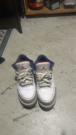 True Blue Jordan 3s size 12