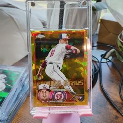 MacKenzie Gore Gold Ice Rookie Refractor Ssp 13/50