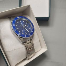 Blue Face Men's Watch New