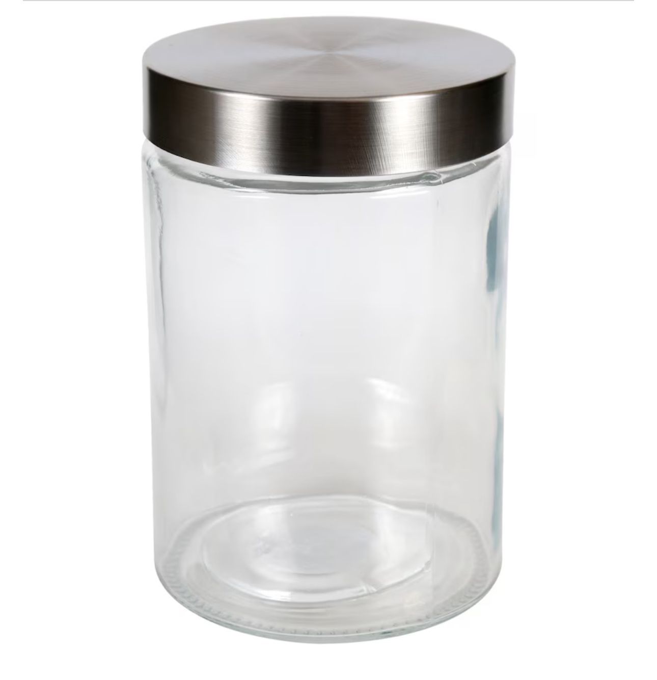 Glass Jars with Stainless Steel Lids, 33.8-fl.oz.
