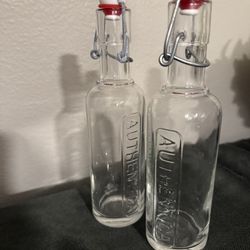 2 Luigi Bormioli Hydrosommelier Wine Decanter Water Bottle Made In Italy 13 Inch