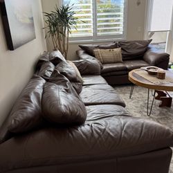 2 Leather Couches Great Condition
