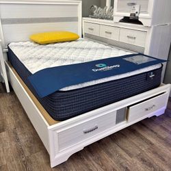 New 4pc bedroom set in box 📦 998