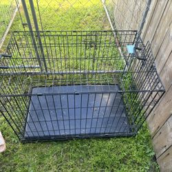 Portable dog cage