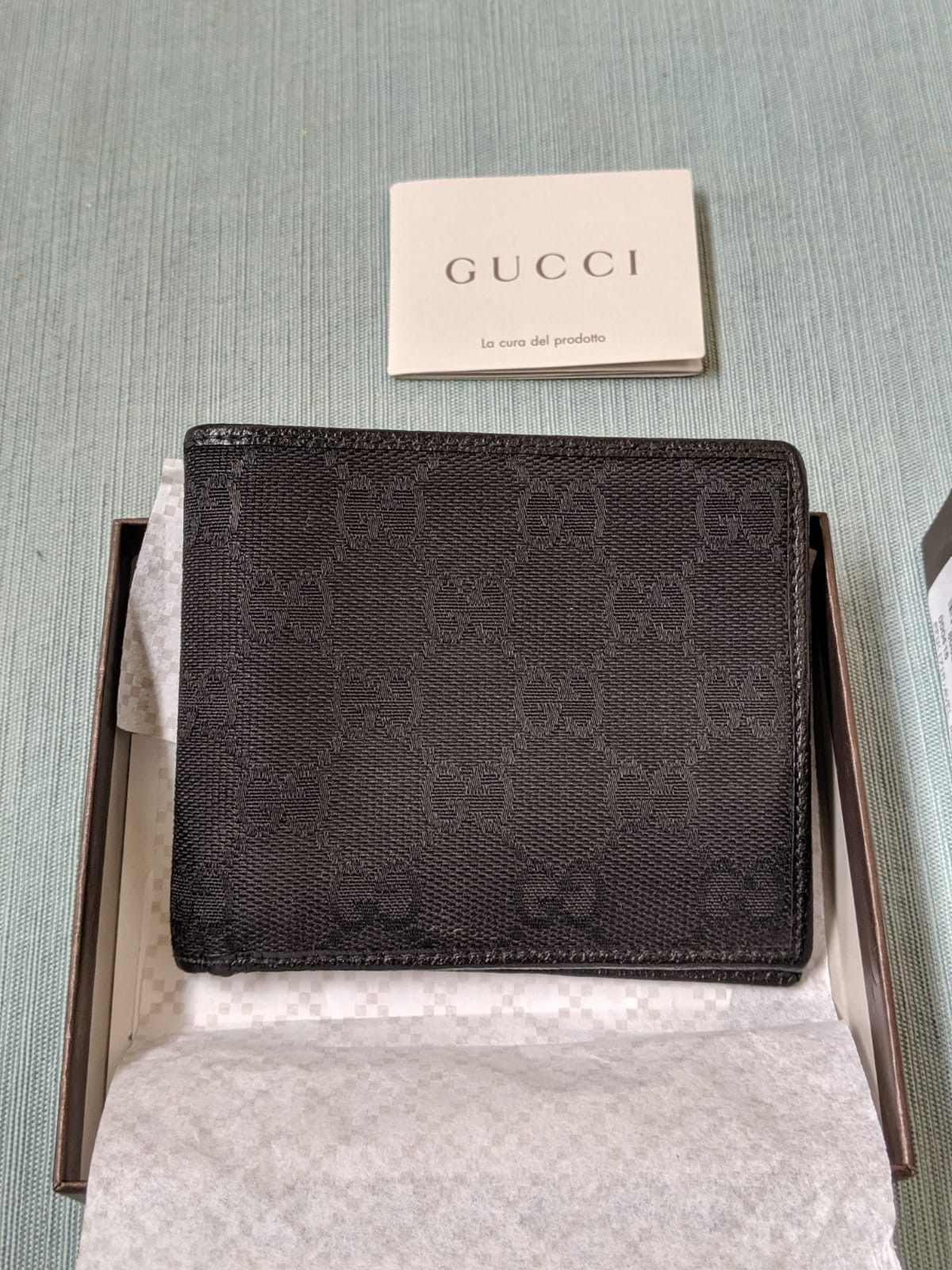 Authentic Gucci Wallet (Men's Black)