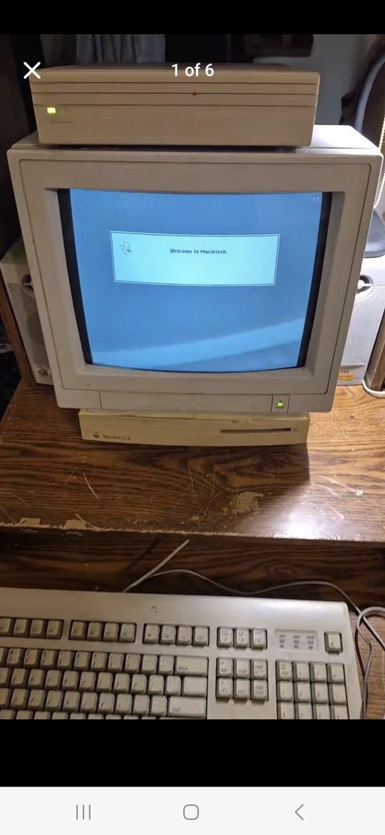 Apple Macintosh LcII With ImagewriterII Plus External Hard Drive
