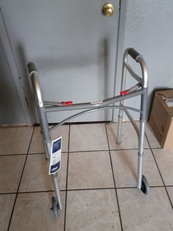Drive Medical Folding Walker with Wheels