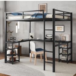 Full Size Bed Frame Loft 