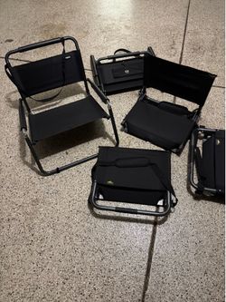 Folding Neso and Cascade Tech Chairs