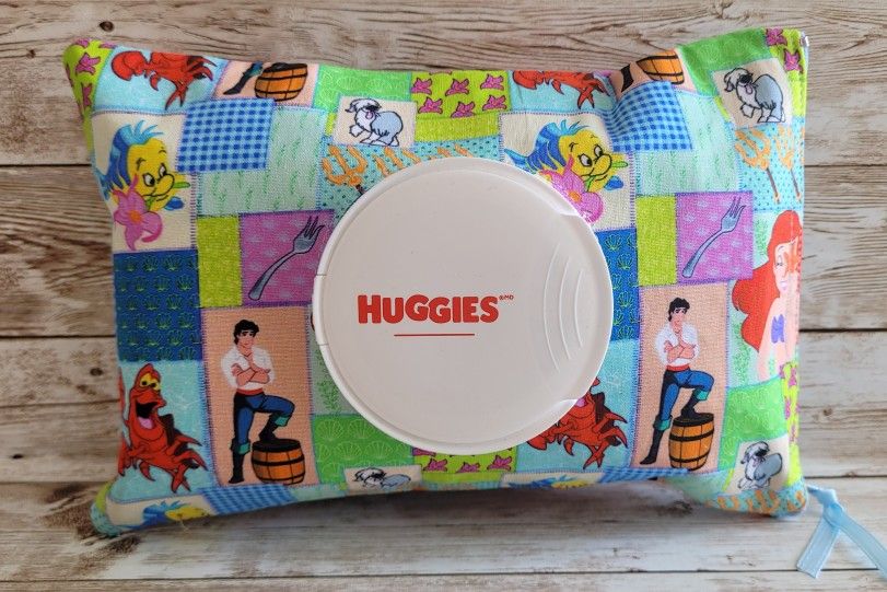 Little Mermaid Huggies Wipes Cover