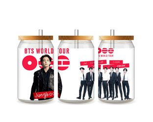 Bts World Tour Frosted 16oz Cups 