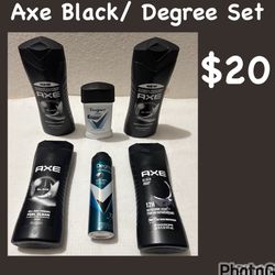 Axe Black/Degree Set