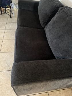 Dark Gray Fabric Sofa bed Couch