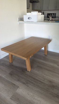 Small wooden table for living room
