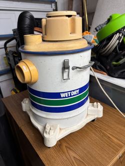 Vintage Wet/Dry Shop Vacuum – $45 OBO