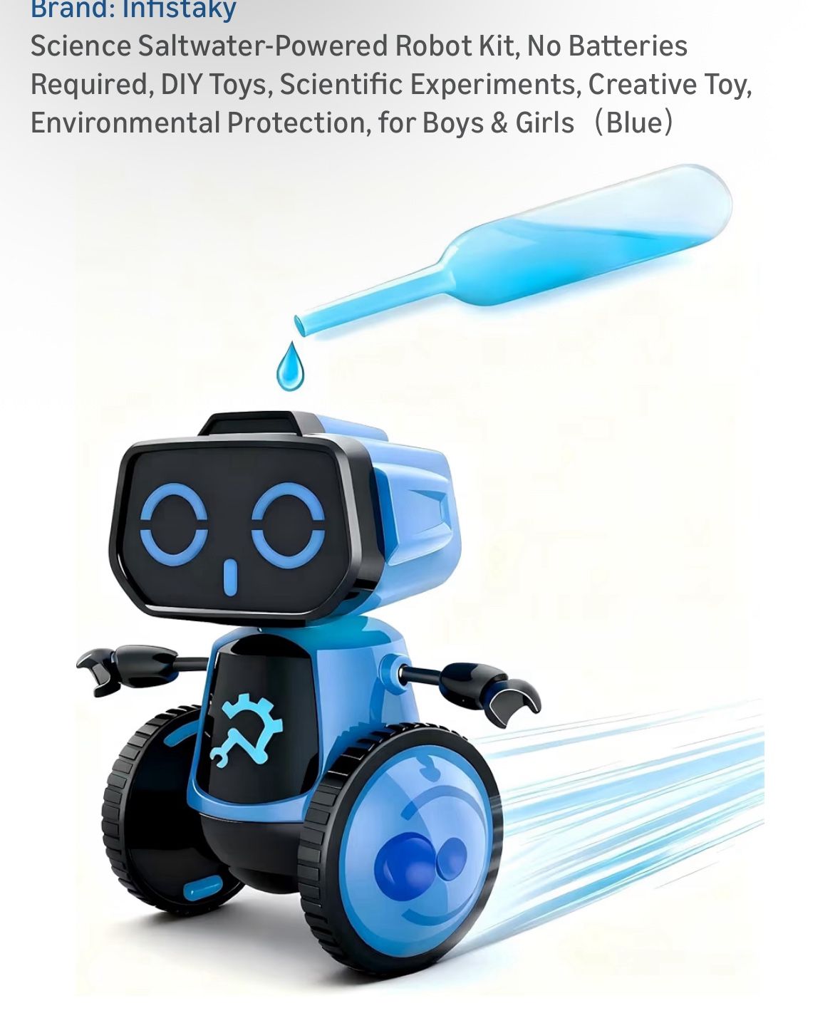 Science Saltwater Powered Robot Diy Stem Experiment 