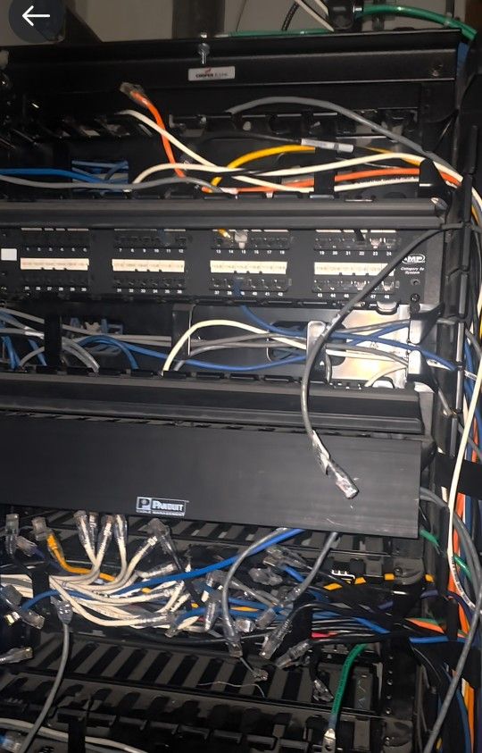 IT ETHERNET RACK AND EQUIPMENT
