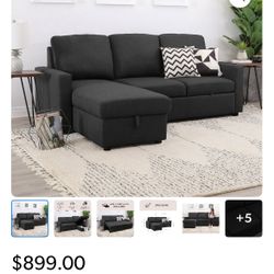 Lincoln Reversible Pull Out Couch 