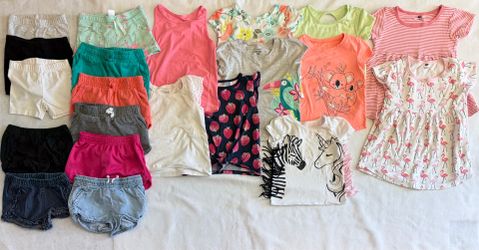21 piece bundle 3T girls summer clothing