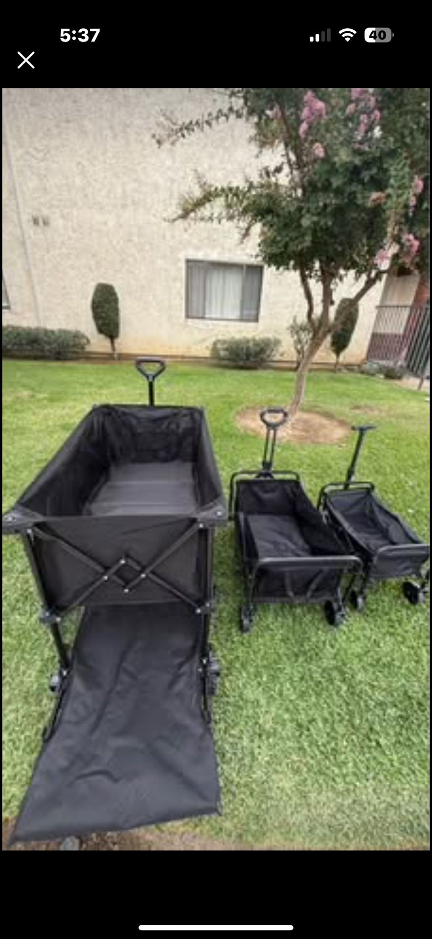 Wagon, Camper Van, Camper car, Collapsible Folding Wagon Cart